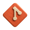 Git programming technology icon
