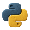 Python programming technology icon